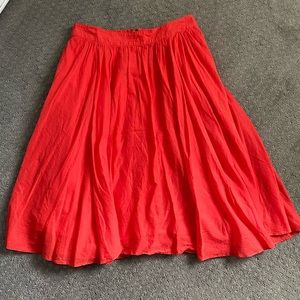 Cotton JCrew Mid-length Full Skirt
